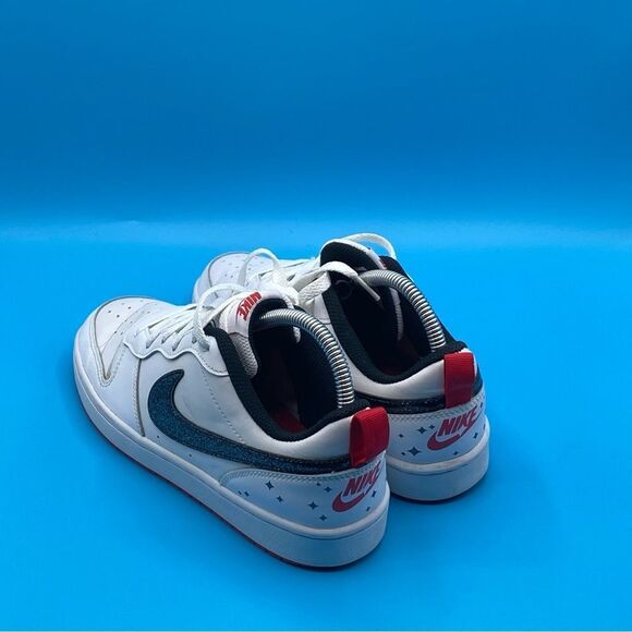 Nike Court Borough Low 2 SE GS White Very Berry - Picture 2 of 4